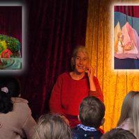 Erzählbühne und Puppenbühne