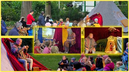 Märchentipi, Märchenpavillon, Märchenpuppenspiel